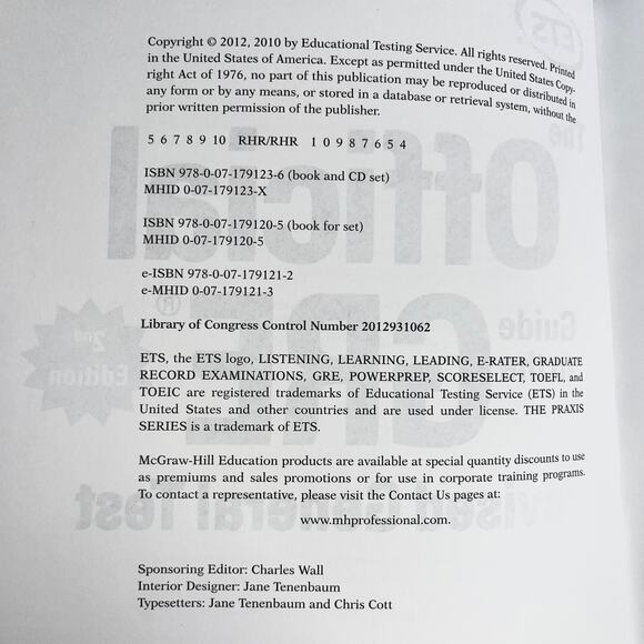 The Official Guide to the GRE Revised General Test With CDRom, 2nd Edition Book - Picture 5 of 8